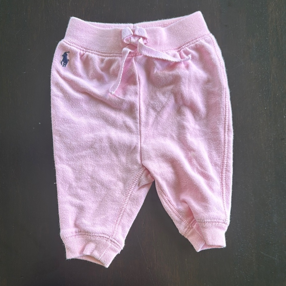 Ralph Lauren Pink Joggers Soft and Relaxed Fit